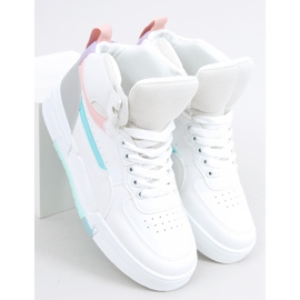 Pantofi sport înalți Tiago Multicolor alb 2