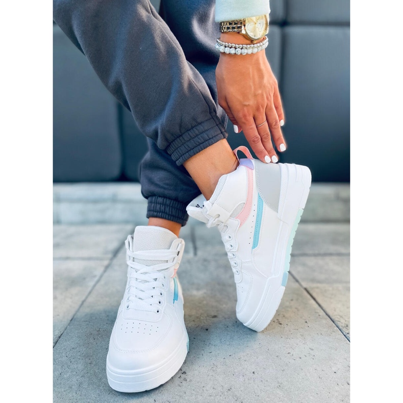 Pantofi sport înalți Tiago Multicolor alb 1