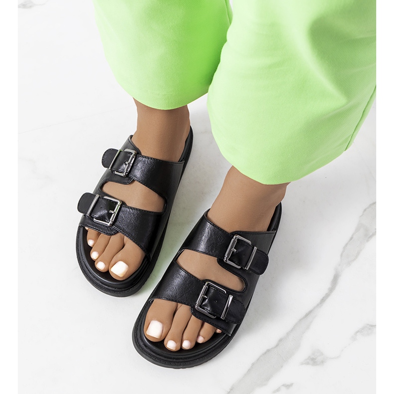 BM Papuci negri de damă Grayson negru 1