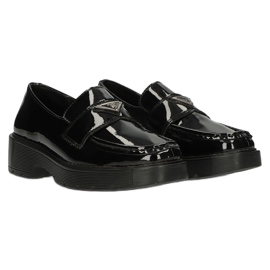 Mocasini Lăcuți Filippo DP3930/22 BK, Negru 4