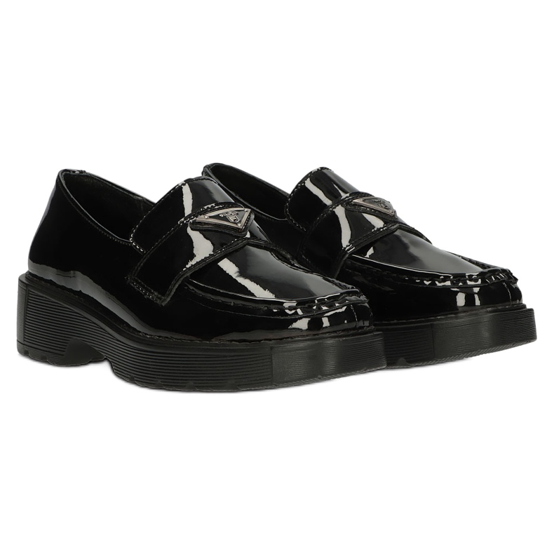 Mocasini Lăcuți Filippo DP3930/22 BK, Negru 4