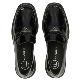 Mocasini Lăcuți Filippo DP3930/22 BK, Negru 3