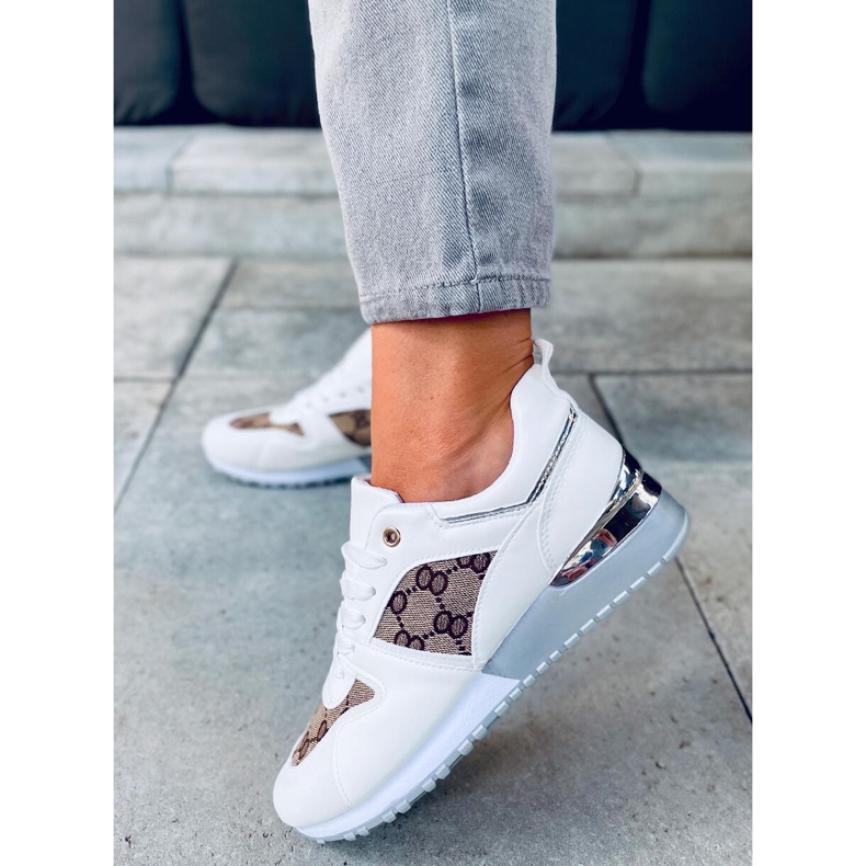 Pantofi sport dama Kaffe White alb 1