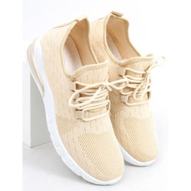 Pantofi sport cu șosetă Kessi Beige bej 2 Pantofi sport cu șosetă Kessi Beige bej 2