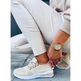 Pantofi sport cu șosetă Kessi Beige bej 1 Pantofi sport cu șosetă Kessi Beige bej 1