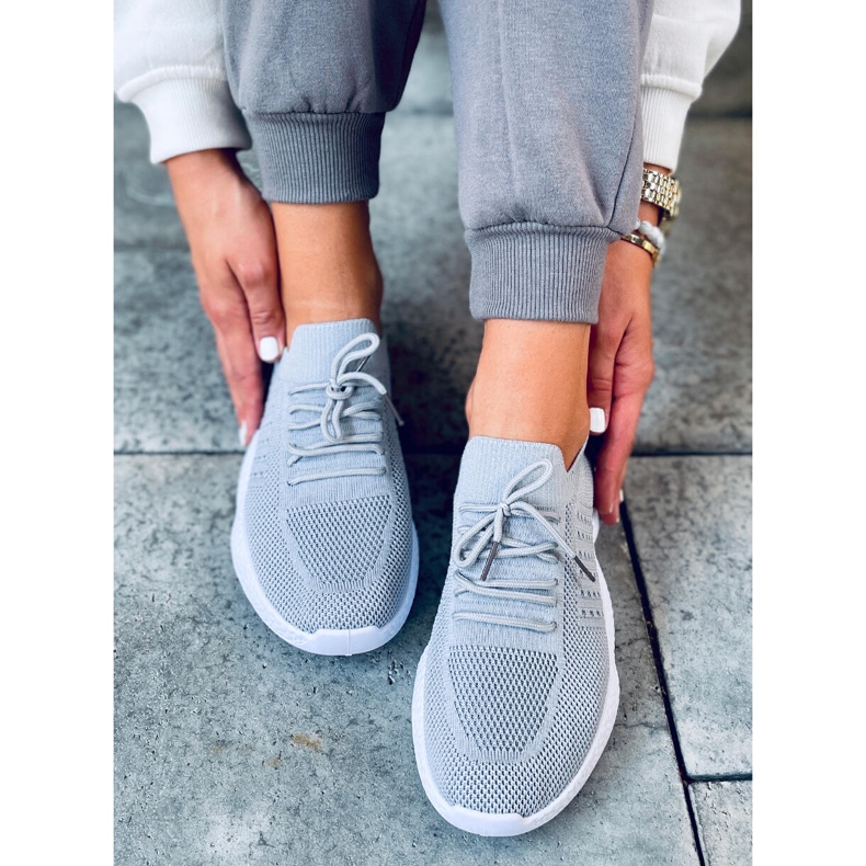 Șosete șosete Yetto Grey multicolor gri 1