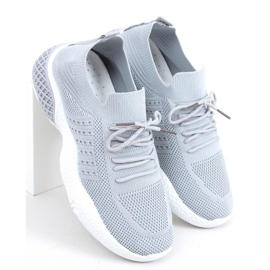 Șosete șosete Yetto Grey multicolor gri 2