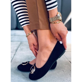 BM Balerini dama Gauri Black negru 1 BM Balerini dama Gauri Black negru 1