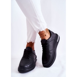 PG1 Pantofi sport clasici negri Jennys din piele negru 2 PG1 Pantofi sport clasici negri Jennys din piele negru 2