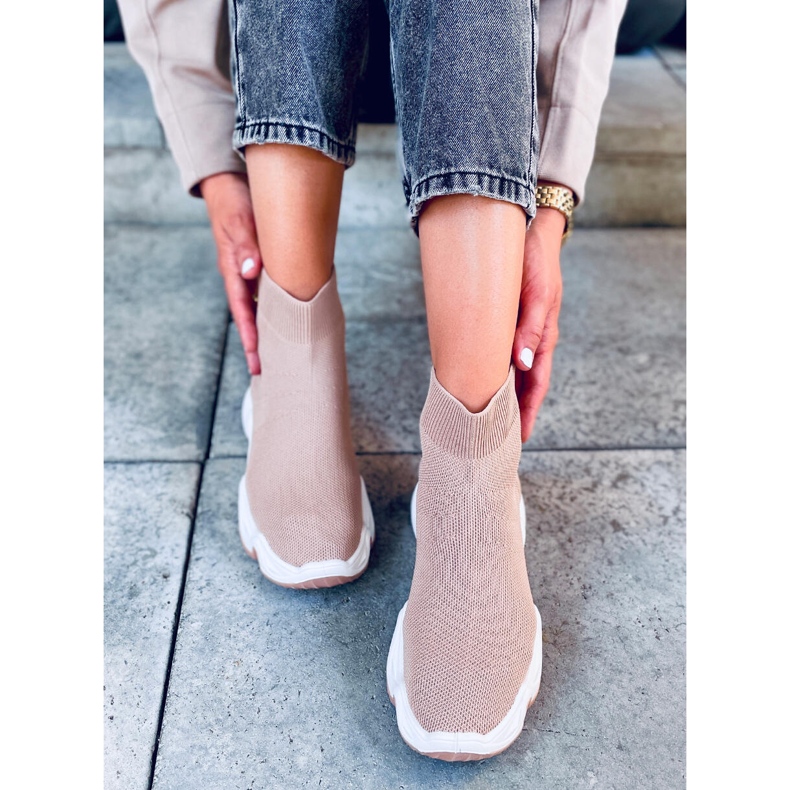 Șosete glezne sock Nova Khaki bej 1