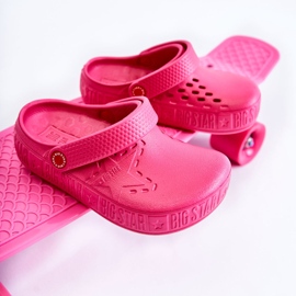 Papuci Usori Copii Kroks Big Star II375006 Fuchsia roz 2