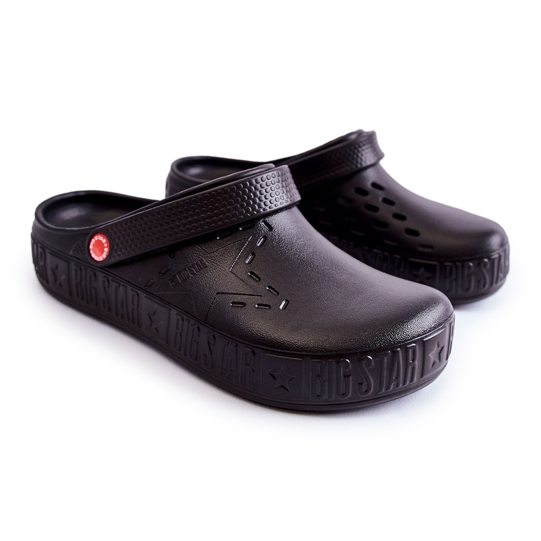 Papuci ușori pentru bărbați Kroks Big Star II175001 Negru 1