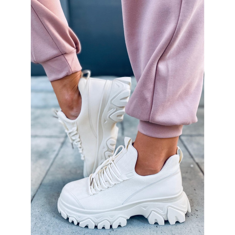 Pantofi sport cu talpă înaltă Huggy Beige bej 1