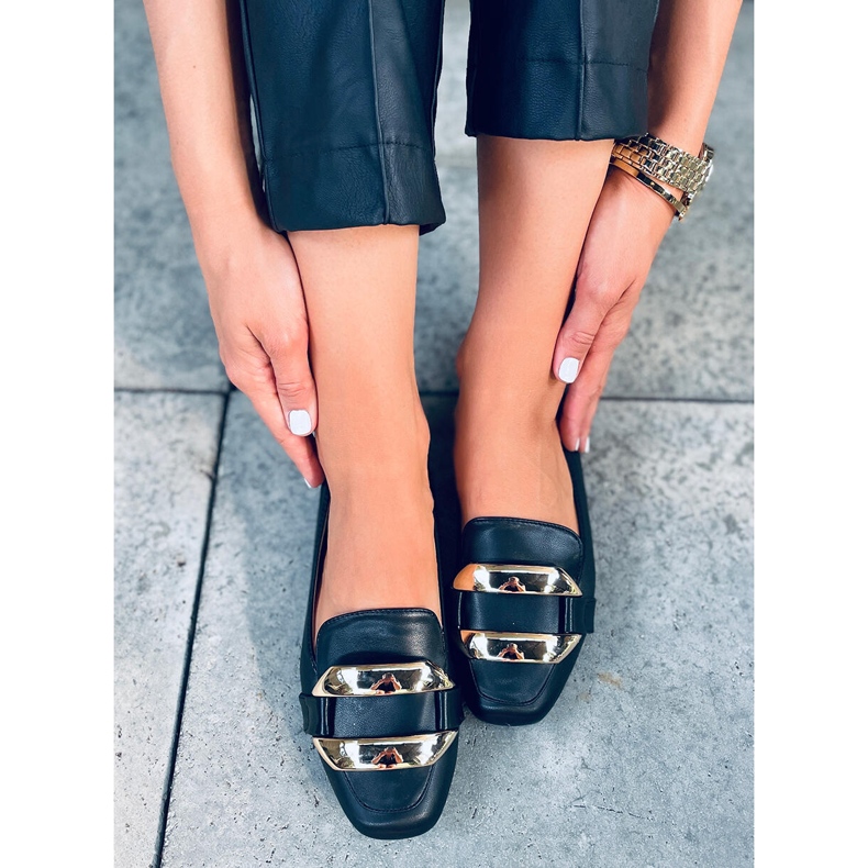 Mocasini de dama Hedd Black negru 1