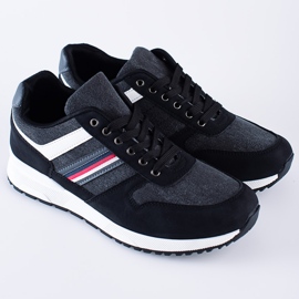 Pantofi sport pentru bărbați Shelovet, negri, confortabili negru 1