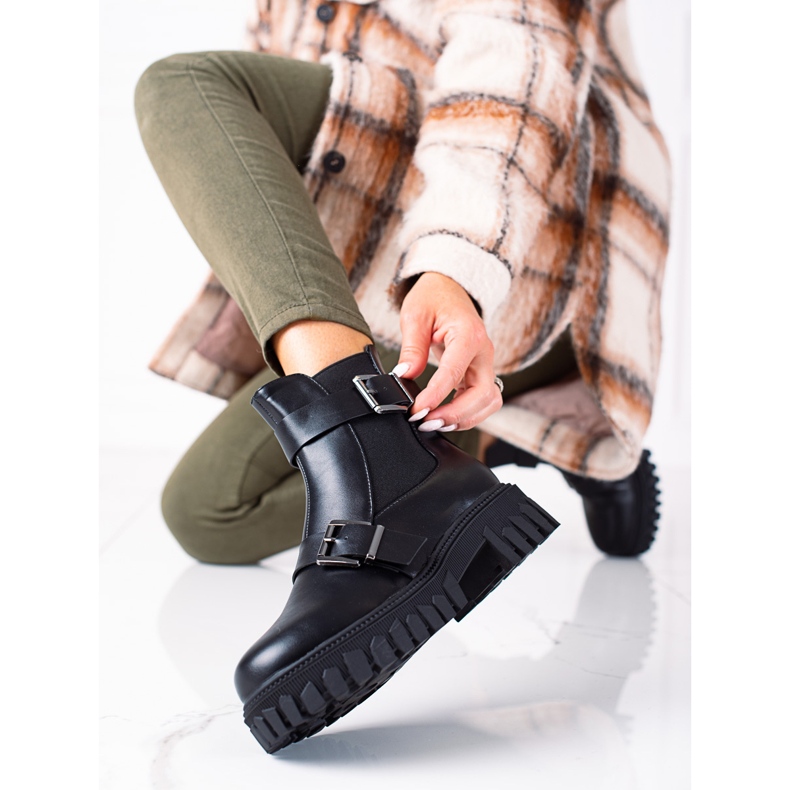 Genți negre cu catarame Goodin negru 1