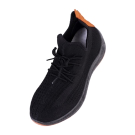 SHELOVET Pantofi sport fitness negri pentru bărbați negru 2