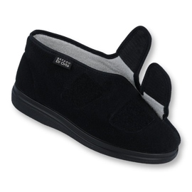 Dr.orto Befado Pantofi Velcro pentru bărbați PU 986M003 Negru 1