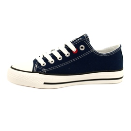 News Adidași pentru tineri legați albastru bleumarin 8sp30-4723 4