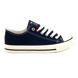 News Adidași pentru tineri legați albastru bleumarin 8sp30-4723 3