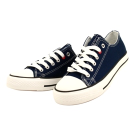 News Adidași pentru tineri legați albastru bleumarin 8sp30-4723 5