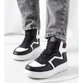 Tenisi Black Rosed pentru glezne negru 1