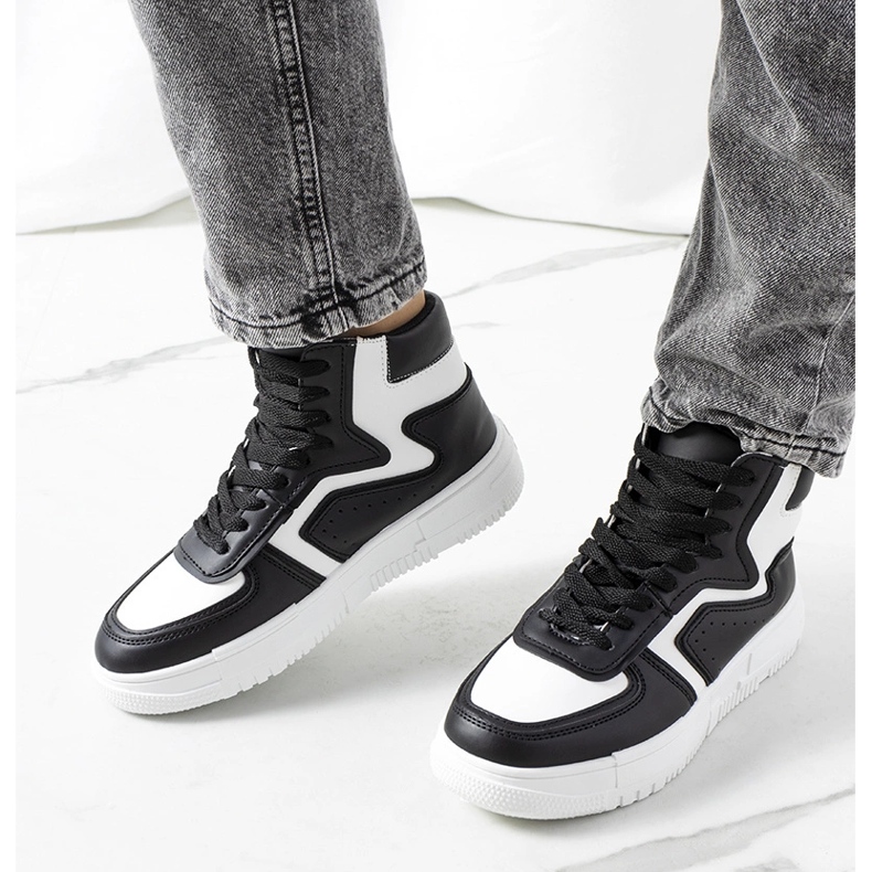 Tenisi Black Rosed pentru glezne negru 2