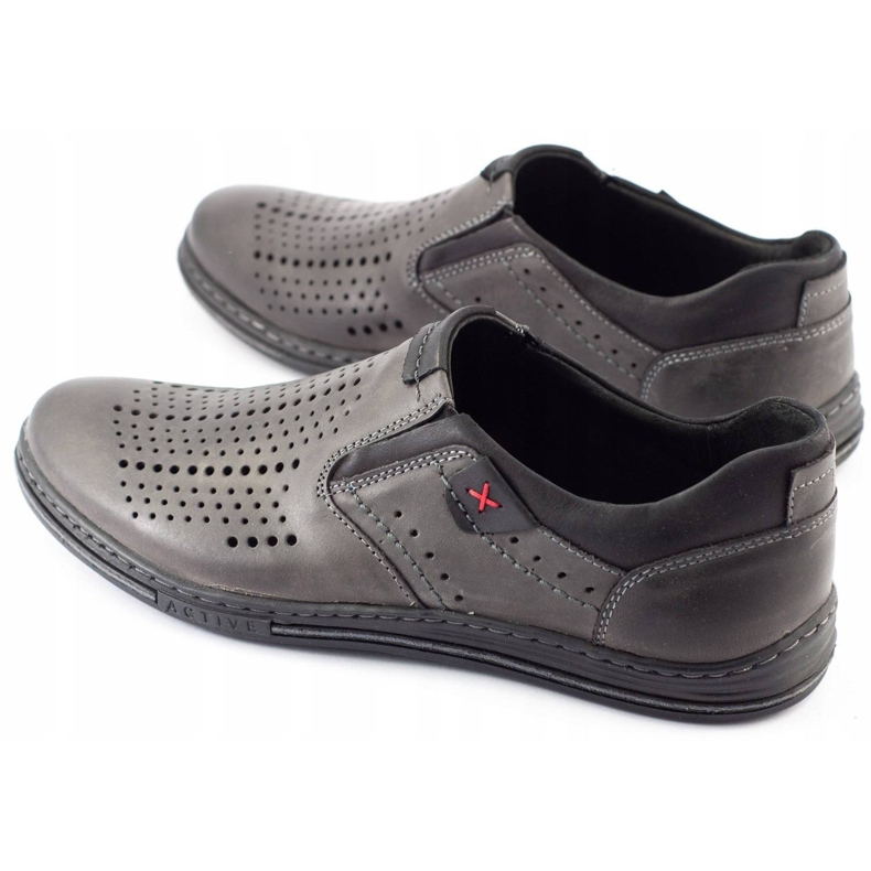 Polbut Brogues pentru bărbați 401 Summer Grey gri 1