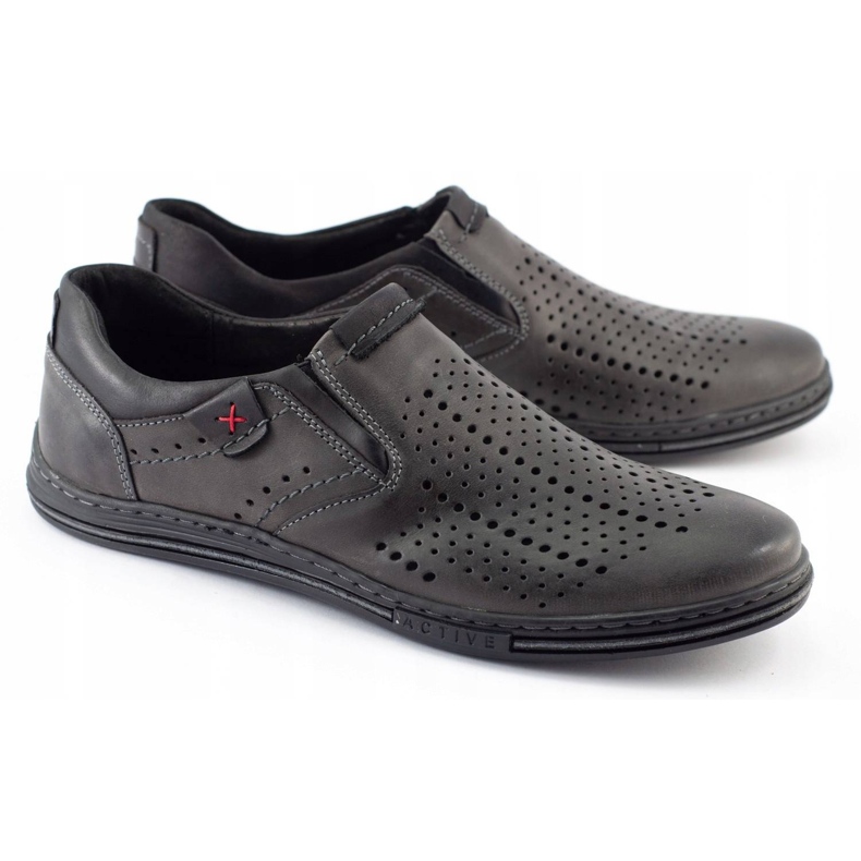 Polbut Brogues pentru bărbați 401 Summer Grey gri 2