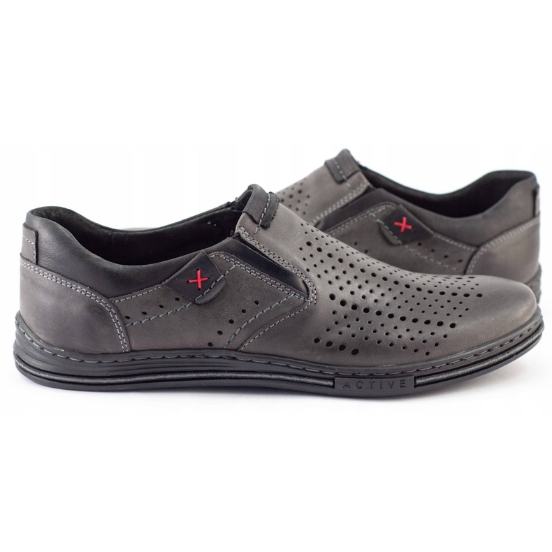 Polbut Brogues pentru bărbați 401 Summer Grey gri 4