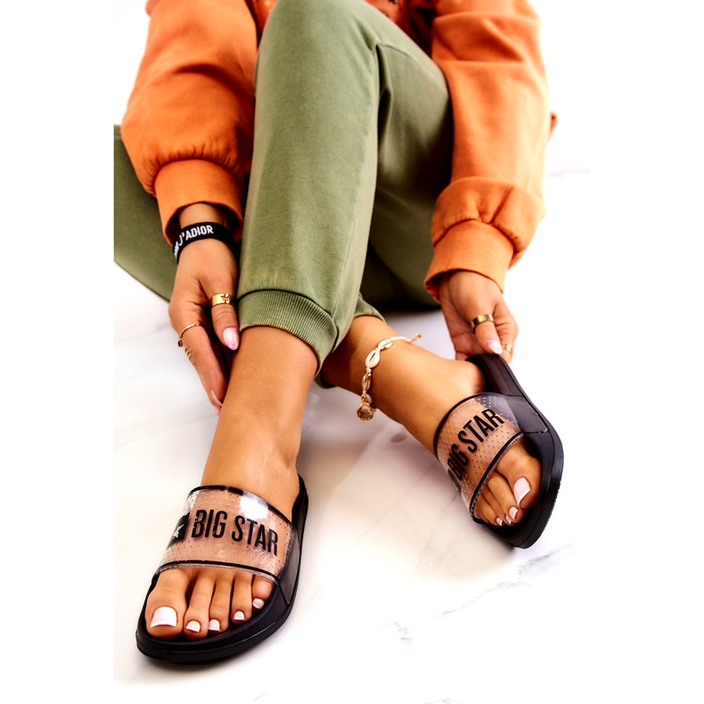 Papuci de damă Big Star JJ274639 Negri negru 1