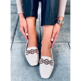 Mocasini dama Bianca Beige bej 1 Mocasini dama Bianca Beige bej 1