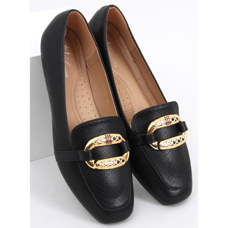 Mocasini Sajmon Black de dama negru 2 Mocasini Sajmon Black de dama negru 2