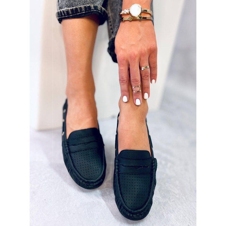 Mocasini dama Minori Black negru 1