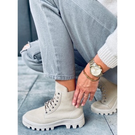 Tenisi de trekking pentru glezna Mariko Beige bej 1