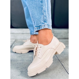 Mocasini pe talpa inalta Unna Beige bej 1 Mocasini pe talpa inalta Unna Beige bej 1