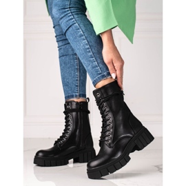 Lucratoare Shelovet pe o talpă groasă negru 2