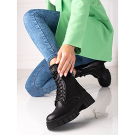 Lucratoare Shelovet pe o talpă groasă negru 1