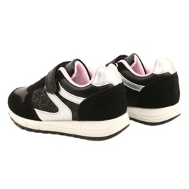 Pantofi pentru copii sportivi American Club ES40 Negru 5