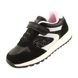 Pantofi pentru copii sportivi American Club ES40 Negru 4