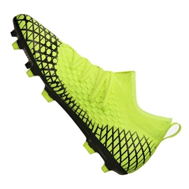 Ghete de fotbal Puma Future 4.3 Netfit Fg / Ag M 105612-03 multicolor galbeni 1