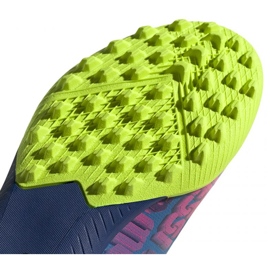 Ghete de fotbal Adidas X Speedflow Messi.3 Tf Jr FY6904 bleumarin, violet, albastru, multicolor albastru 4