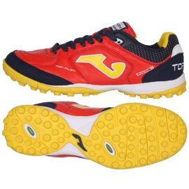 Pantofi de fotbal Joma Top Flex 2106 Tf TOPW2106TF negru portocale si rosii 1