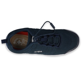 Pantofi de damă Befado 517D004 albastru marin 3