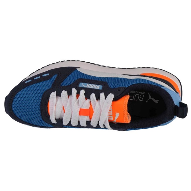 Puma R78 Ps Jr 373616-25 alb albastru marin albastru portocale 2