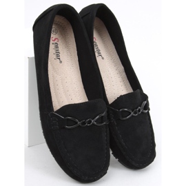 PA1 Mocasini Saga Black pentru dama negru 2