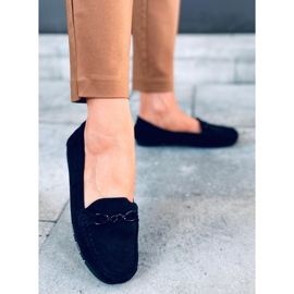 PA1 Mocasini Saga Black pentru dama negru 1