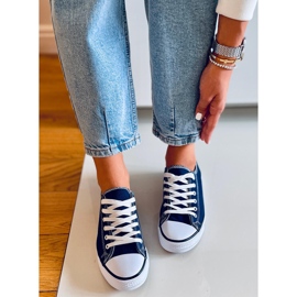 Adidași clasici de damă Basic D.BLUE albastru 3