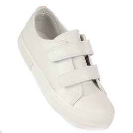 Adidași pentru copii cu Velcro din piele ecologică albă Big Star KK374055 1