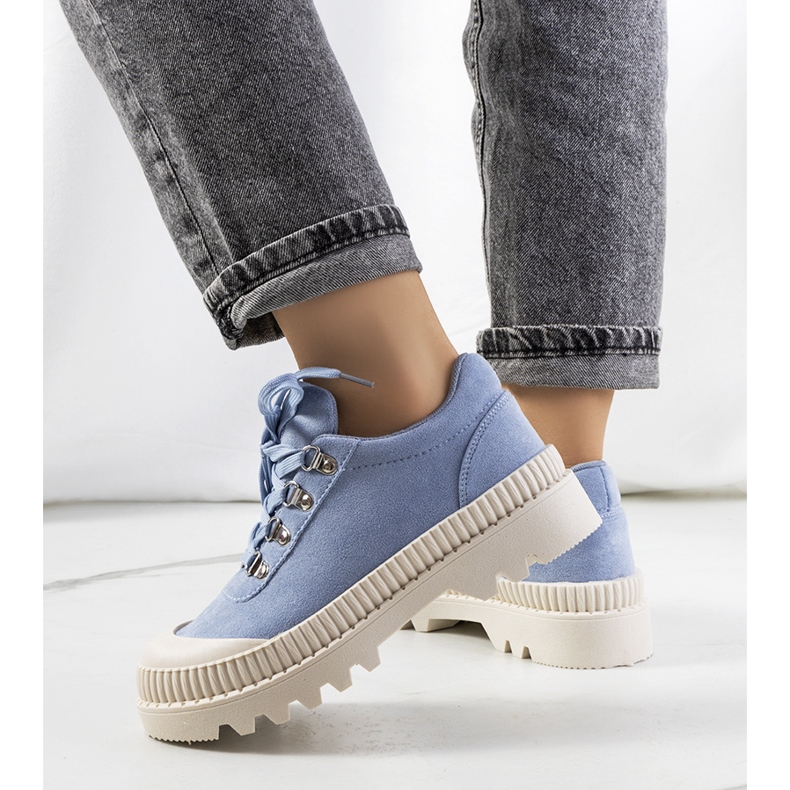 Pantofi albastri de dama albastru 2